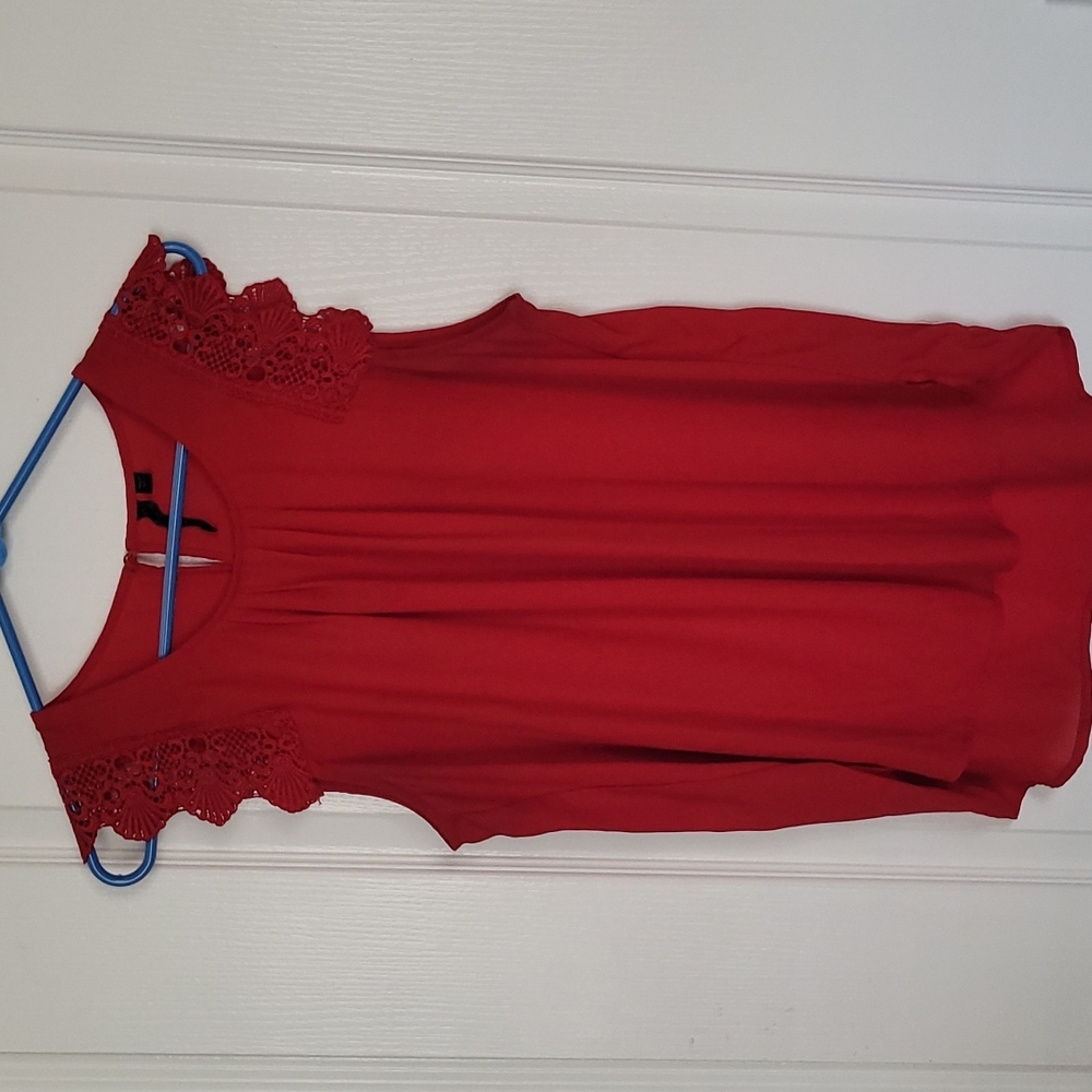 Lace Shoulder Tank